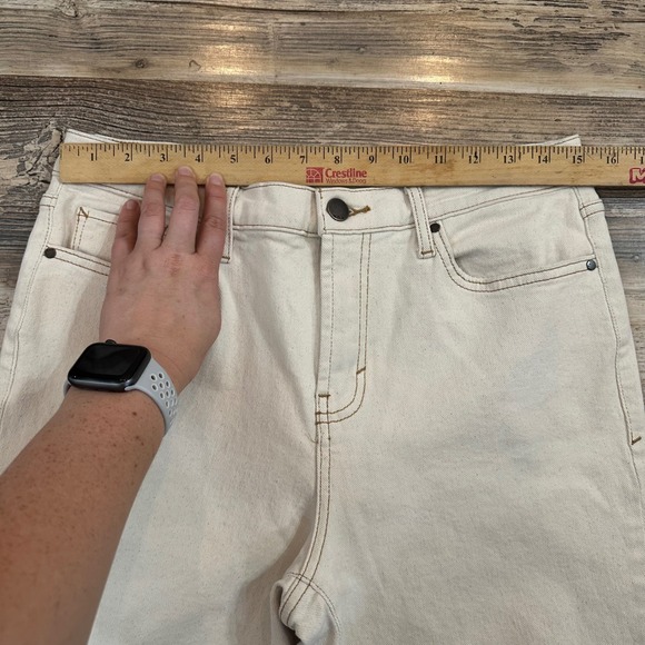 a.n.a Women's 8 High-Rise Straight Leg Jeans Neutral Wash Denim Everyday Casual‎ - Picture 6 of 9